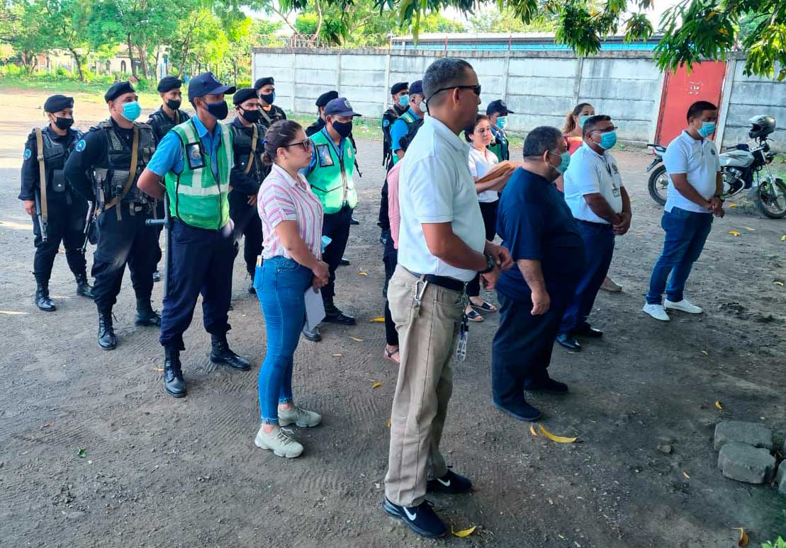 Entrega Material Verificación Ciudadana Nicaragua