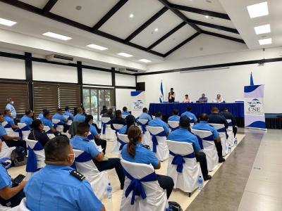 CSE organiza capacitación para Policías Electorales